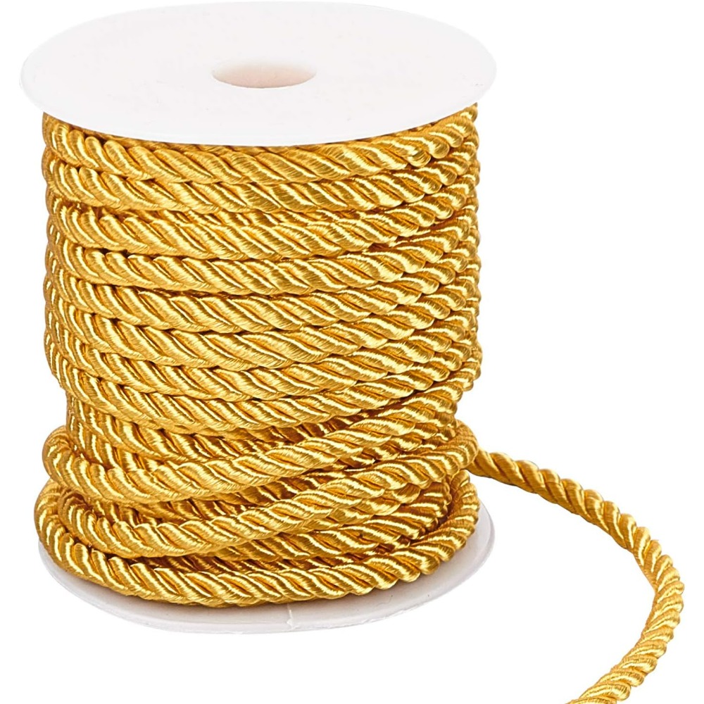 Cord Trim Twisted - 1 Roll 59 Voeten Gouden Koord