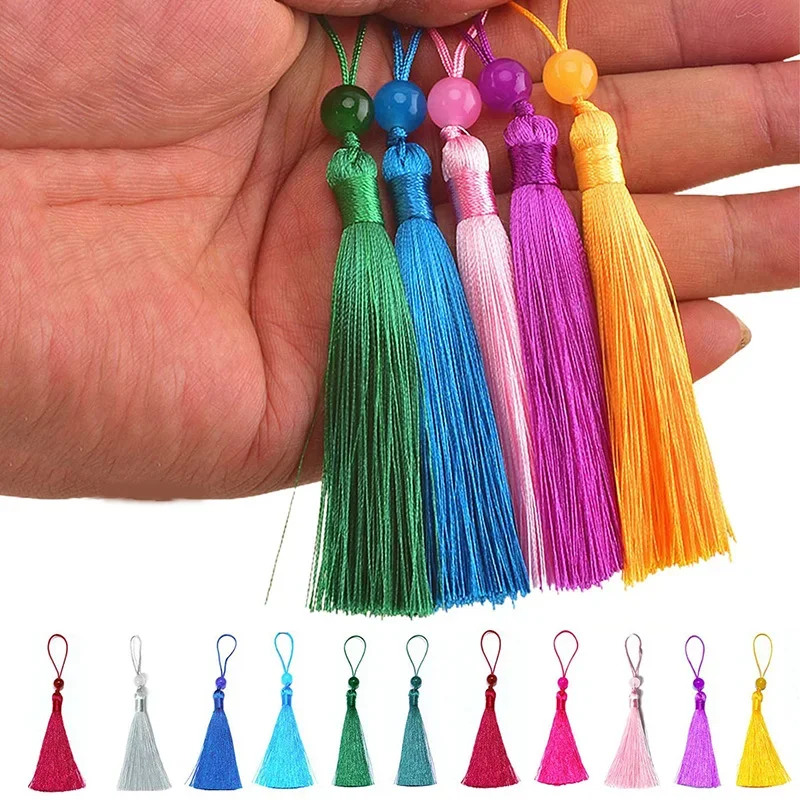 Beaded Trim Fringe - 10/5 Stuks Polyester Zijden Kwastje Fringe