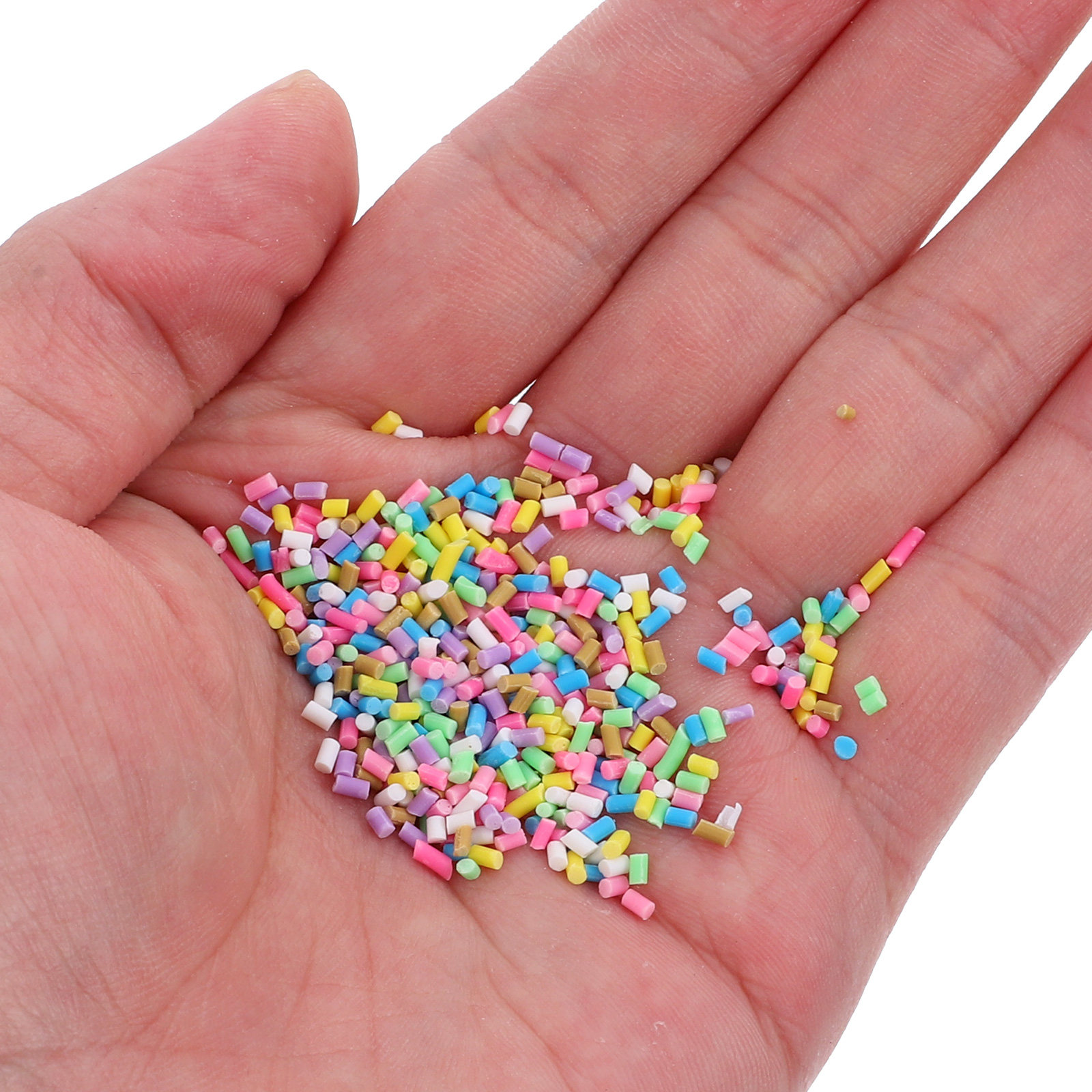 Craft Embellishments - 100 stuks polymeerklei versieringen, zachte keramische