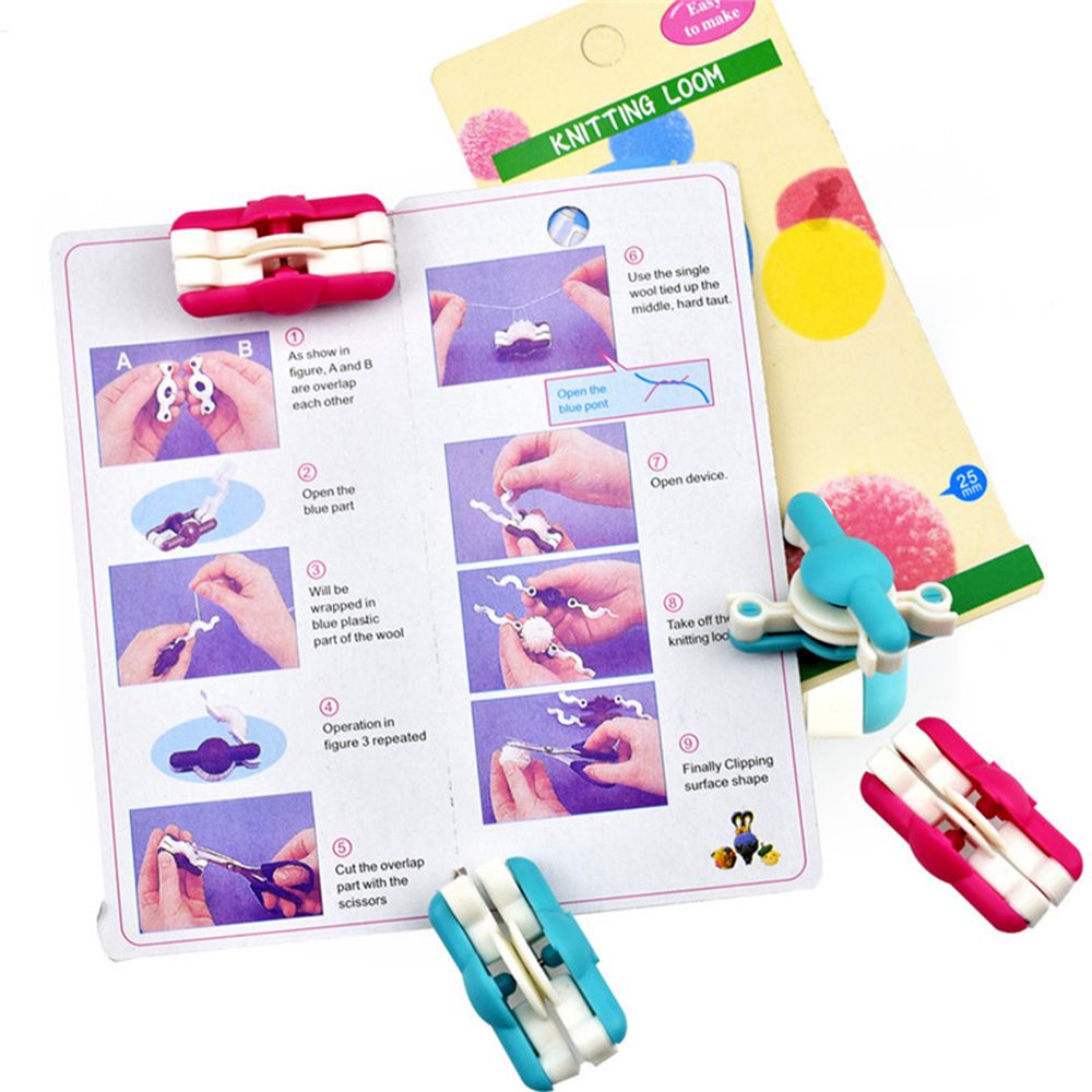 Pom Pom Maker Tool - 2 stks/partij Mode Naald Craft Hand