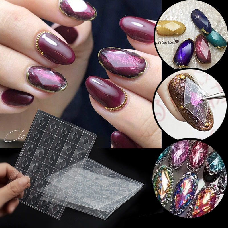 Glitter Vinyl Roll - 1 Vel Nail Edelsteen Stencil Gidsen