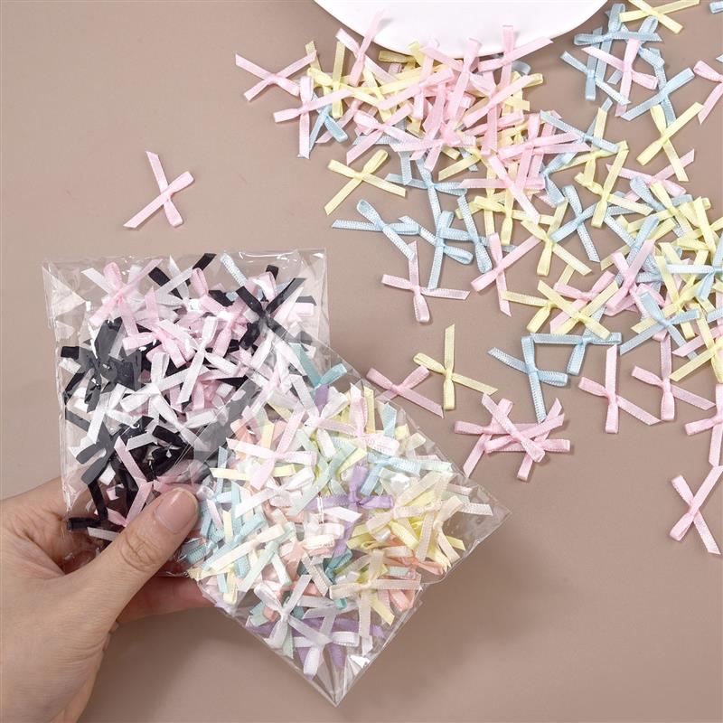 Christmas Craft Embellishment - 100 Stuks 3mm Linten Mini Satijnen