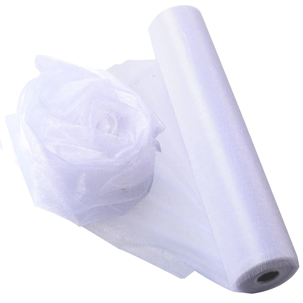 Organza Ribbon Spool - Kristallen organza stof tule - 5