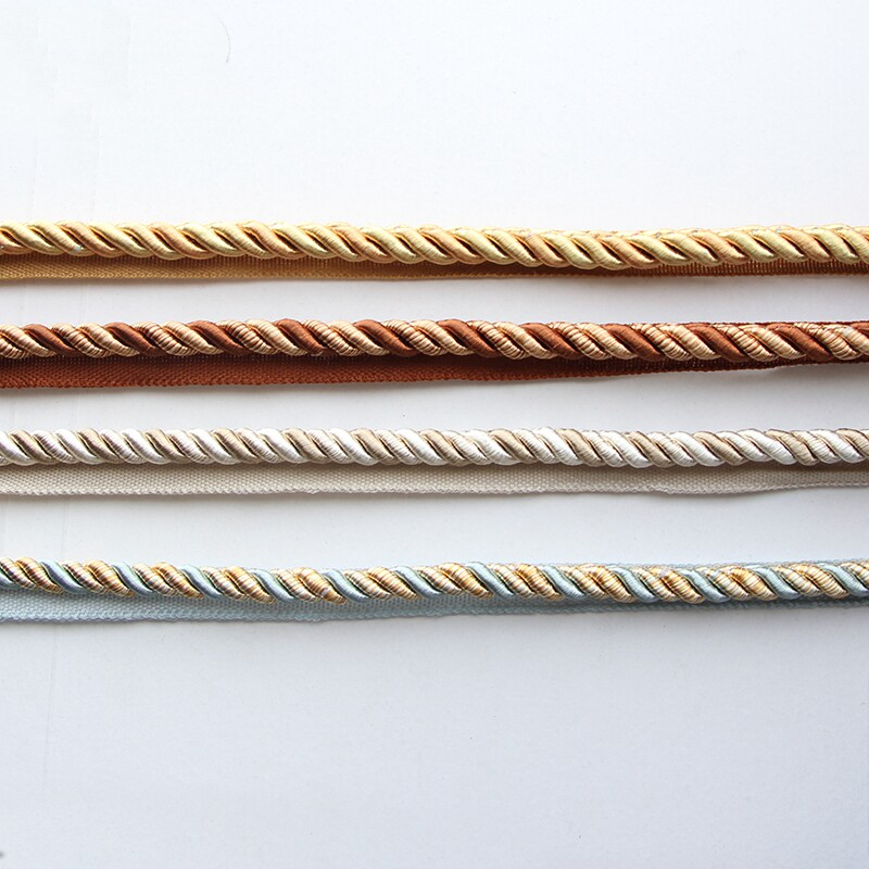 Cord Trim Twisted - 12,5m Gedraaide Geflangeerde Piping Koord Trim