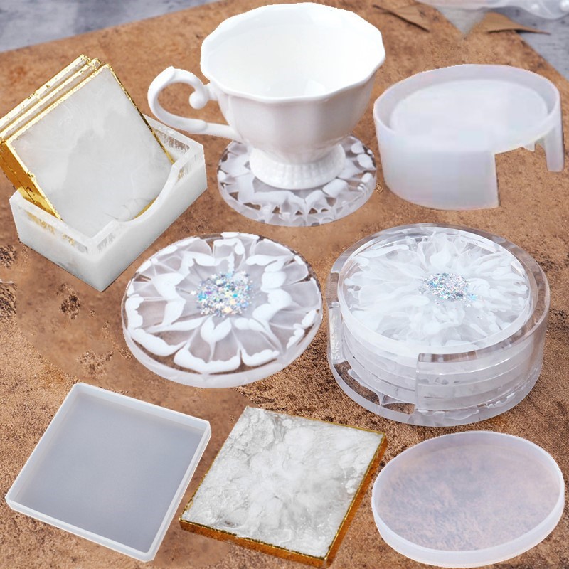 Craft Embellishment Storage - SNASAN Coaster Cup Mat Siliconen Mal
