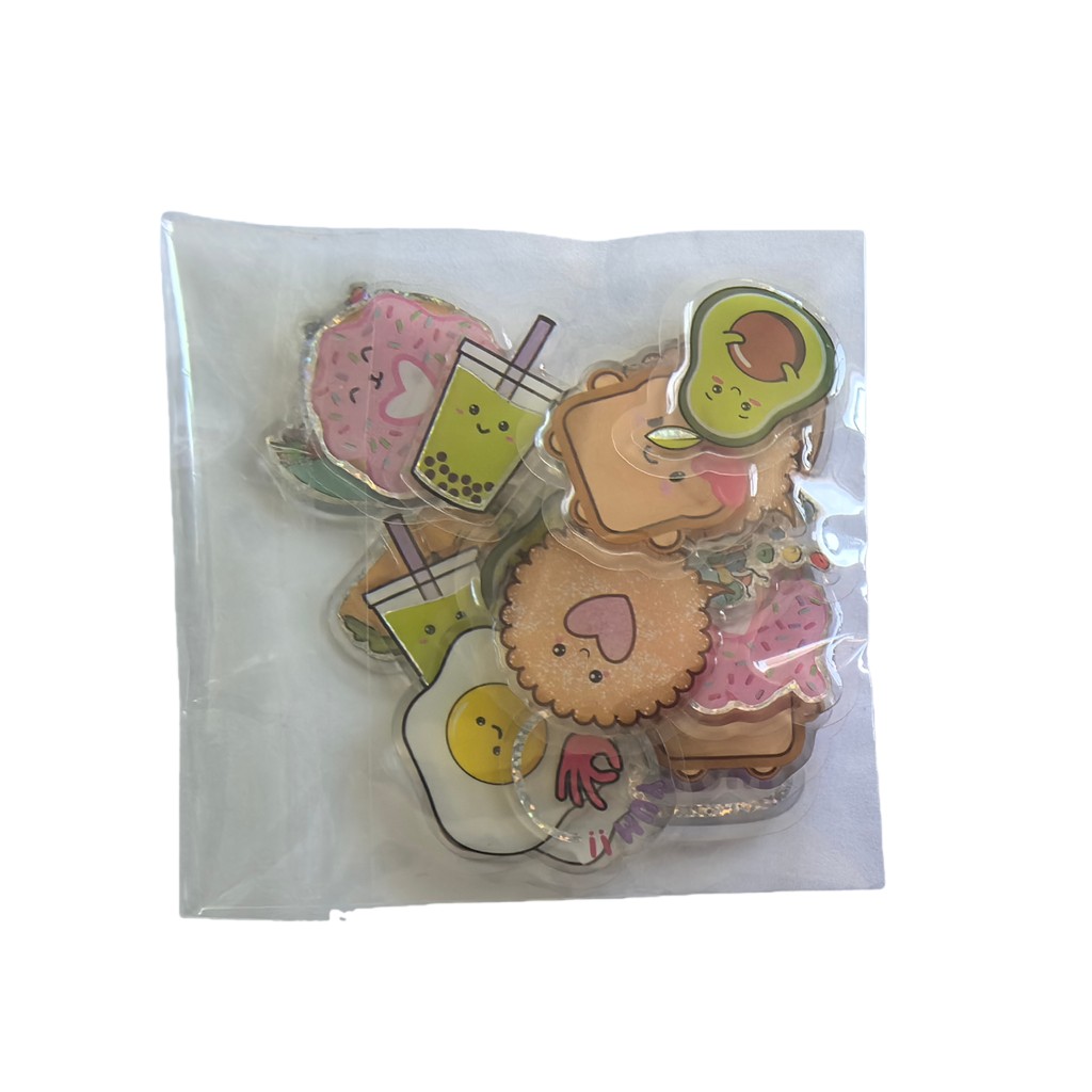 Craft Embellishment World - 45 stuks schattige epoxystickers - hippie