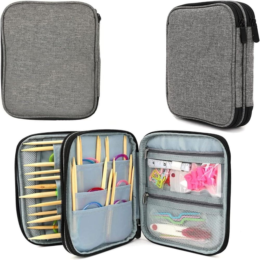 Craft Embellishment Storage - Breinaald Geval, Draagbare Haaknaald Geval, Reis