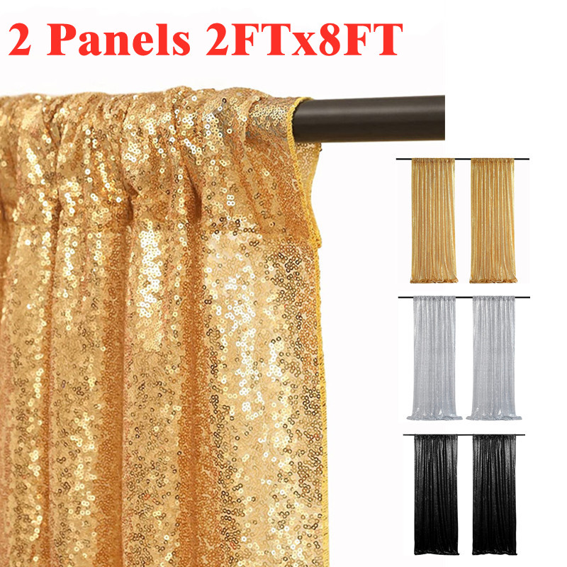 Goud/zilverachtige pailletten  - Sequin Fabric Panel recensie en prijs