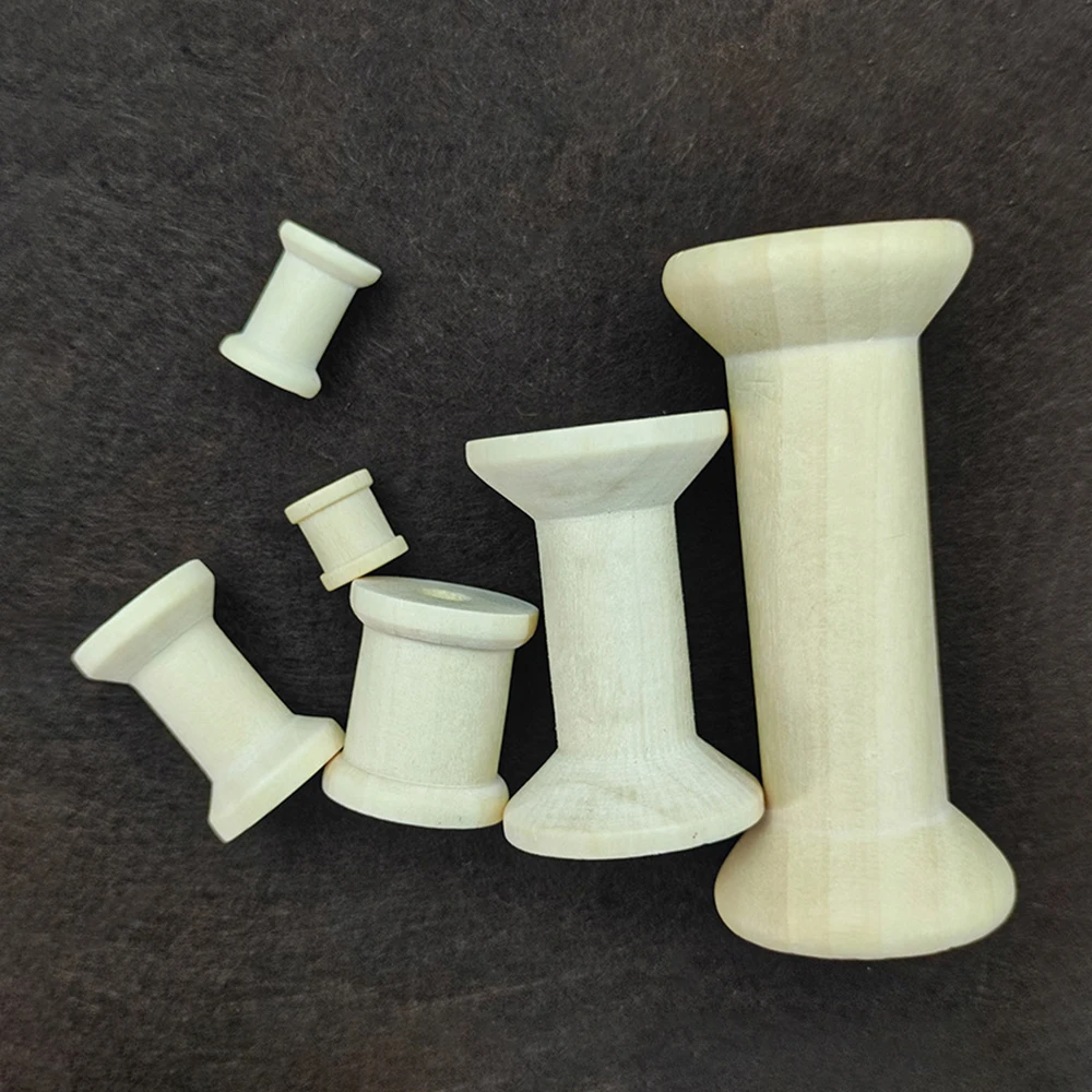 10/5 Stuks Mini Houten Klossen - Organza Ribbon Spool recensie en prijs