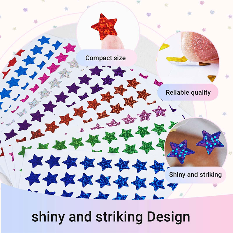 420 stuks sterstickers spranke - Glitter Vinyl Roll recensie en prijs