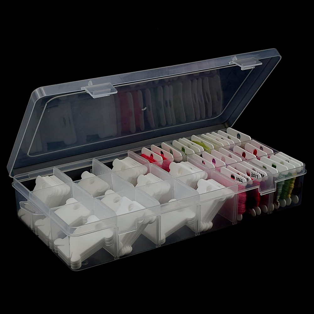 Borduurgaren Organizer met 18  - Craft Embellishment Storage recensie en prijs