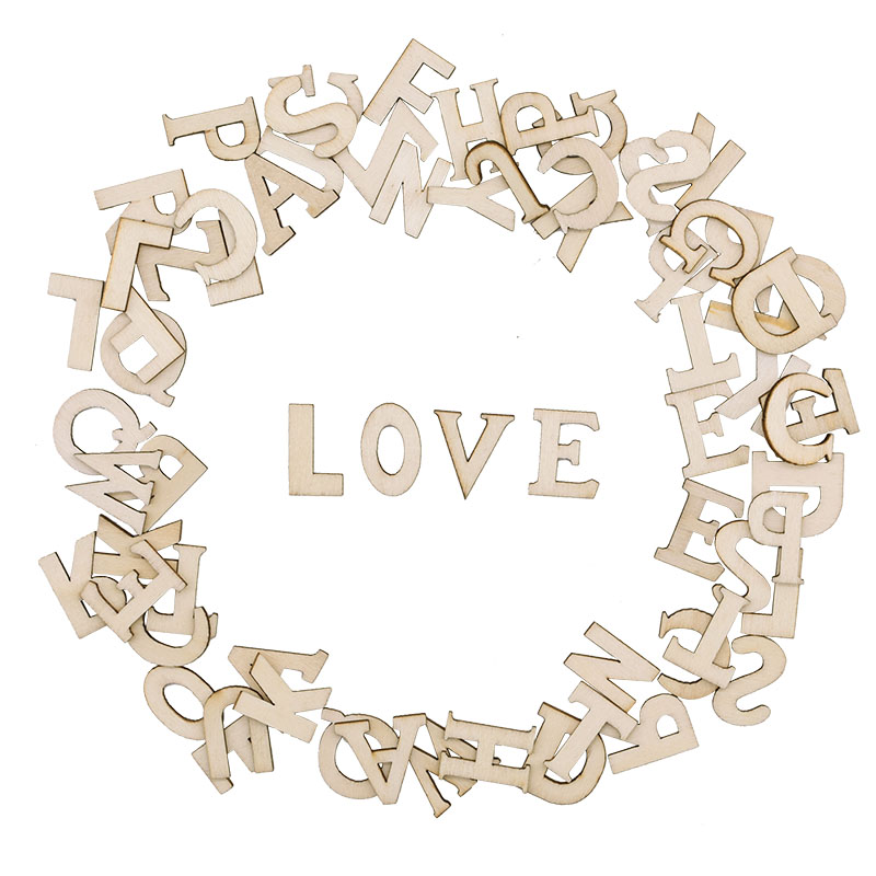 100 Stuks Letters Houten Alfab - Embellishments For Scrapbooking recensie en prijs