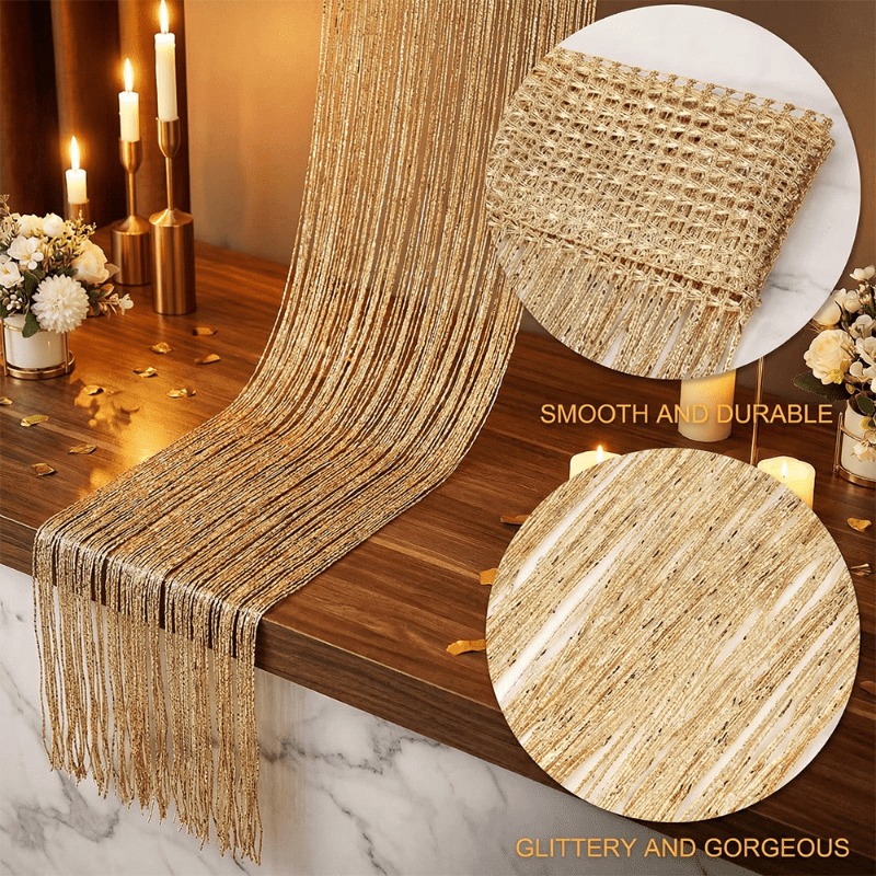 1PC gouden gordijn in Boheemse - Sequin Fabric Panel recensie en prijs