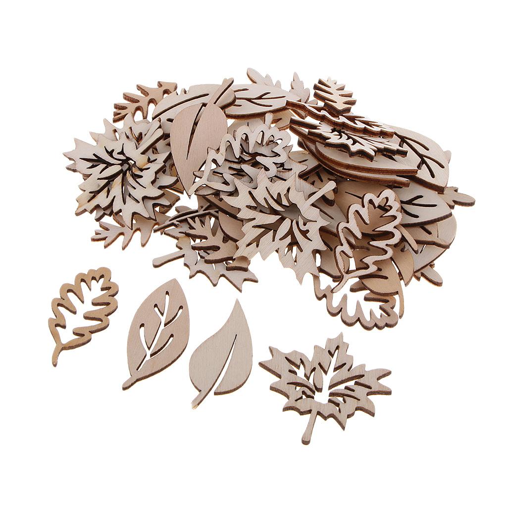 50 Stuks Houten Bladeren Versi - Christmas Craft Embellishment recensie en prijs