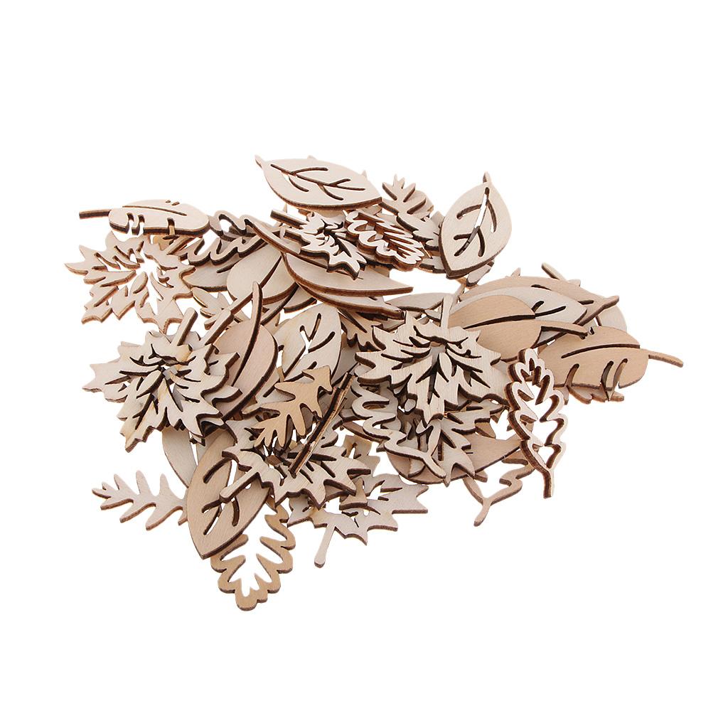 50 Stuks Houten Bladeren Versi - Christmas Craft Embellishment recensie en prijs