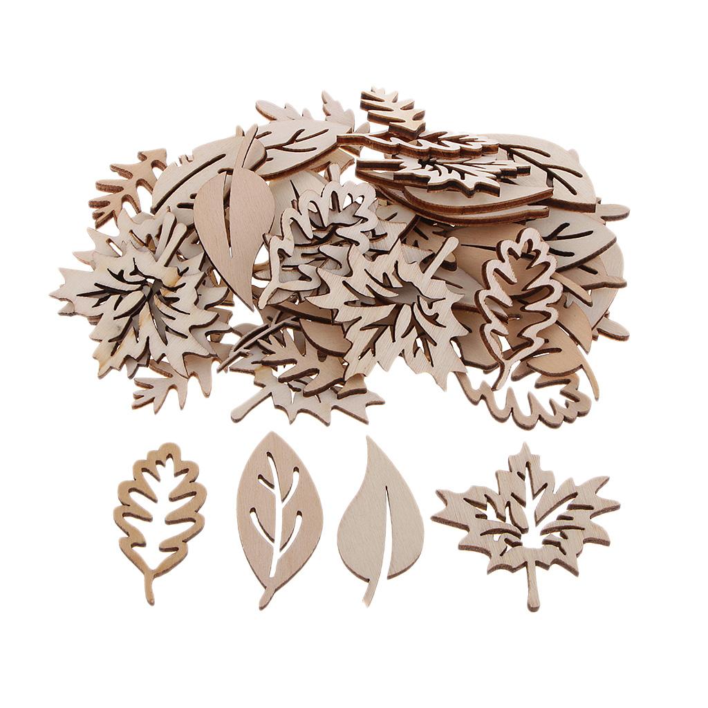50 Stuks Houten Bladeren Versi - Christmas Craft Embellishment recensie en prijs