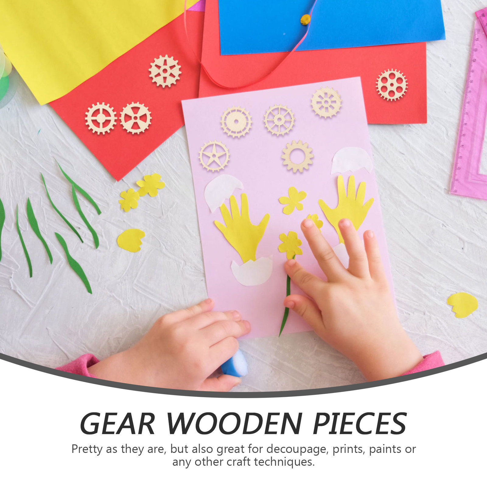 100 Stuks Houten Tandwielstukk - Craft Embellishments recensie en prijs