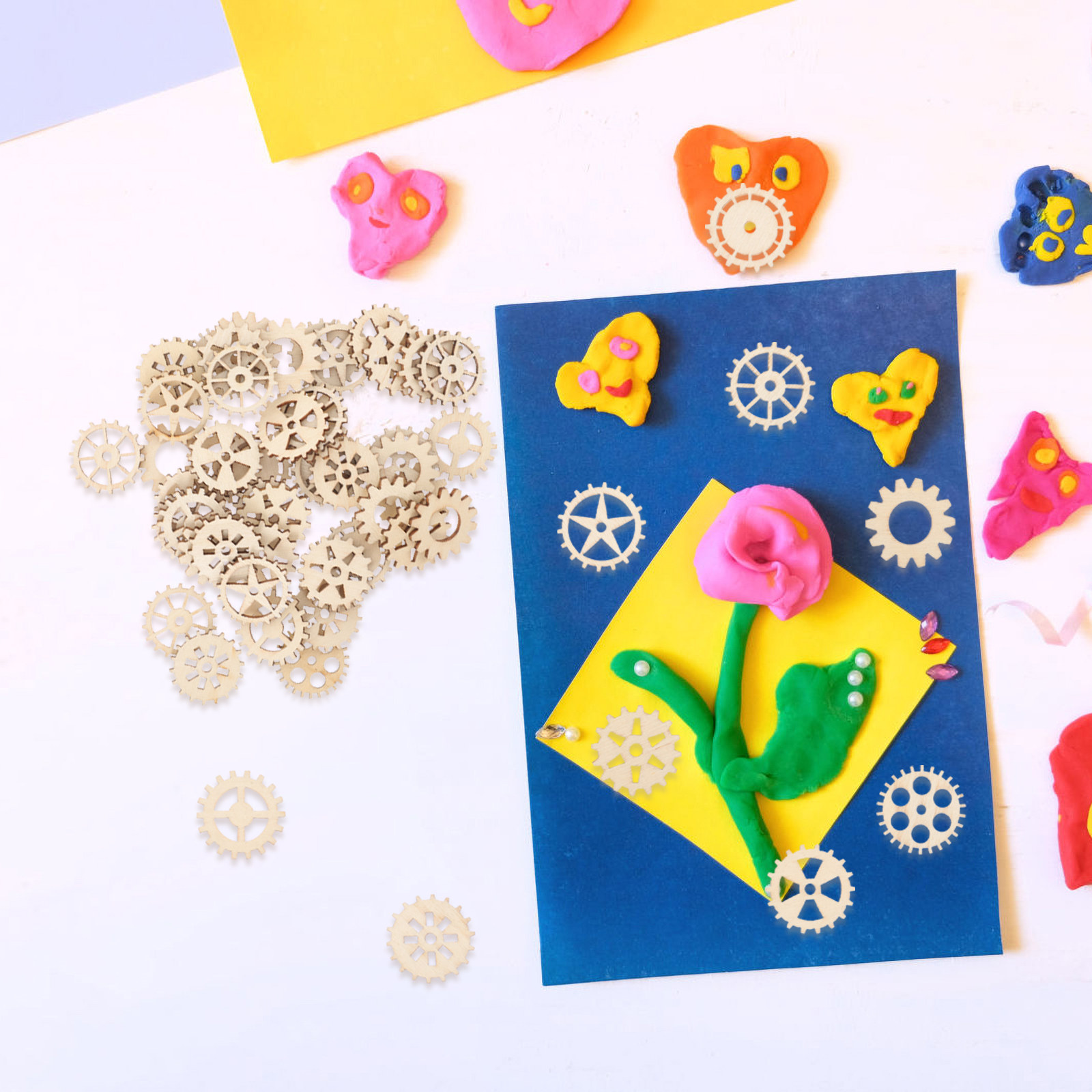 100 Stuks Houten Tandwielstukk - Craft Embellishments recensie en prijs