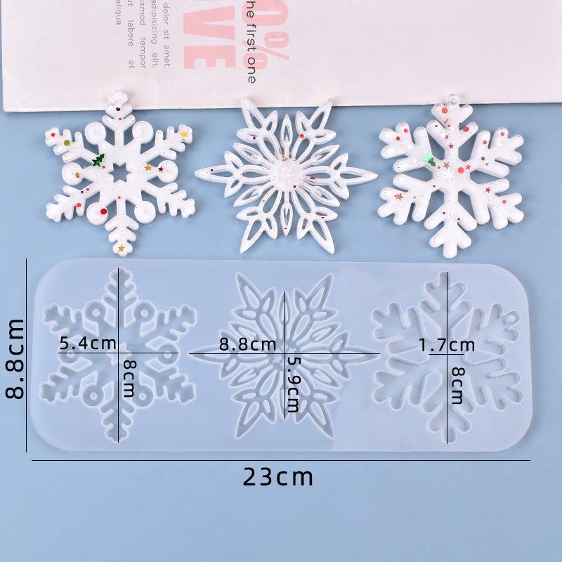 Kerst Holle Sneeuwvlok Ornamen - Christmas Craft Embellishment recensie en prijs