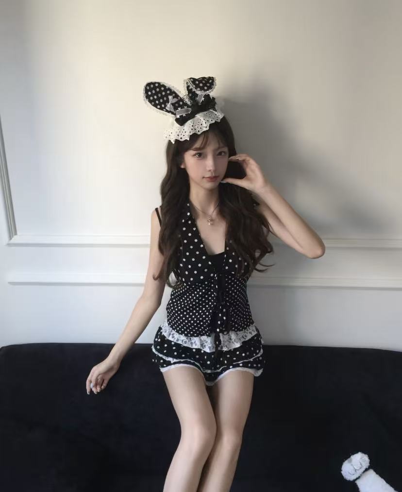 Y2K Vintage Coquette 2-delige  - Elastic Lace Trim recensie en prijs