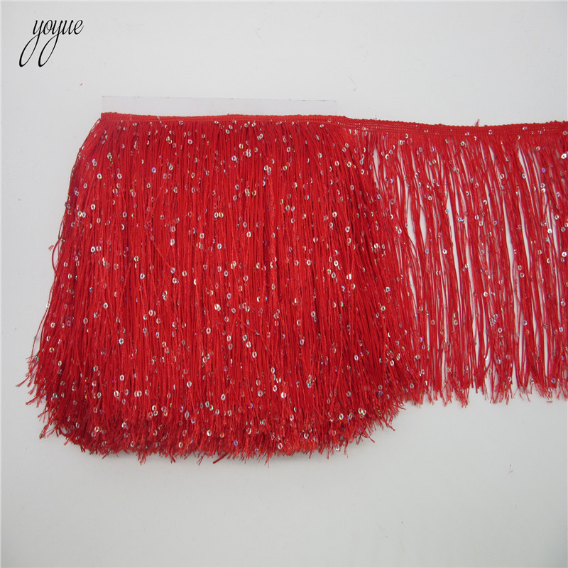 YOYUE 1Yard 20 CM Lange Polyes - Beaded Trim Fringe recensie en prijs