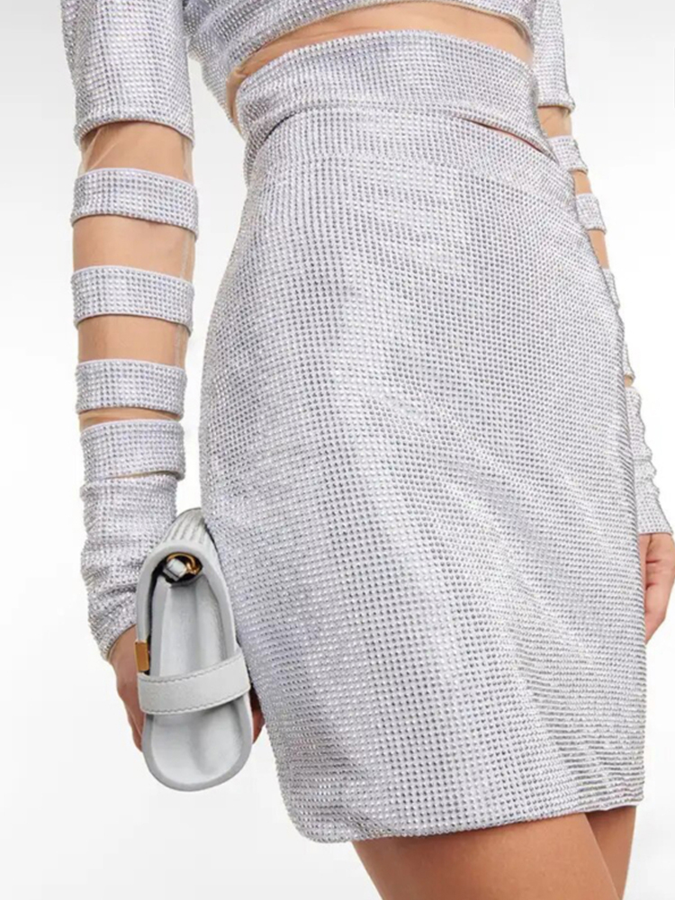 Sexy tweedelige bandageset met - Sequin Fabric Panel recensie en prijs