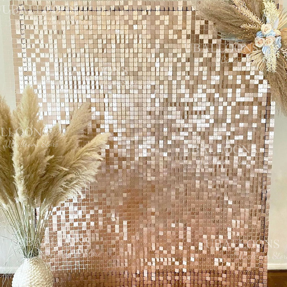 Matte Beige Gouden Glimmende P - Sequin Fabric Panel recensie en prijs