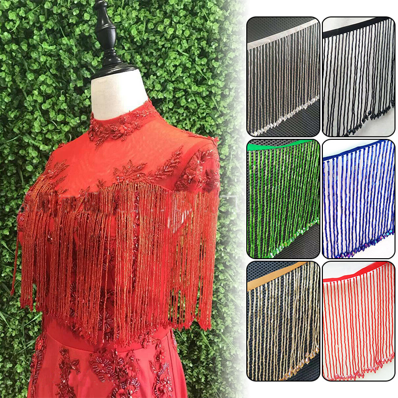 90X15Cm Crystal Kwastje Kant K - Beaded Trim Fringe recensie en prijs