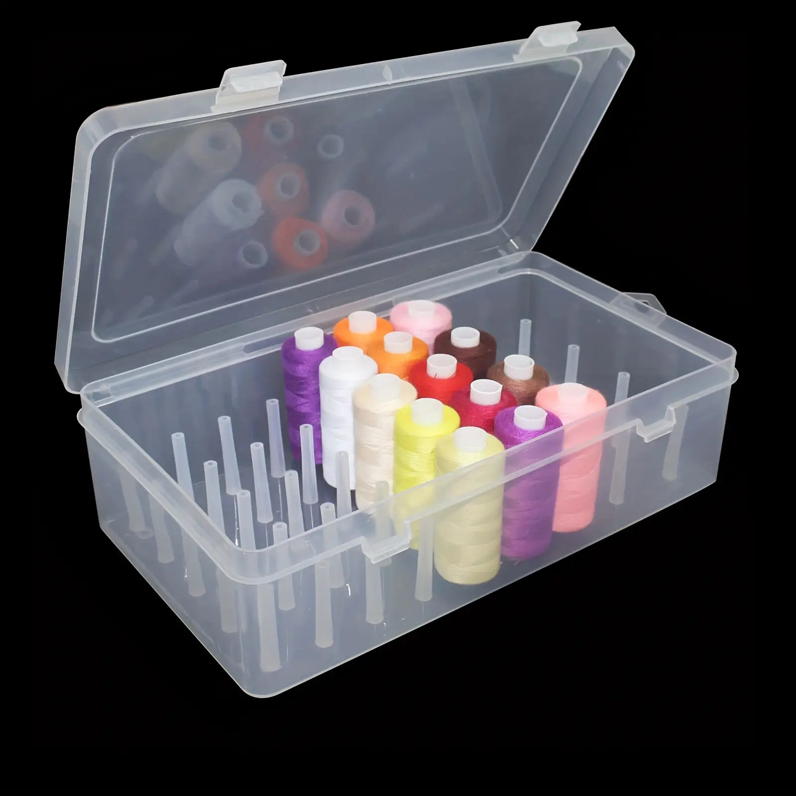 Transparante plastic naaigaren - Craft Embellishment Storage recensie en prijs