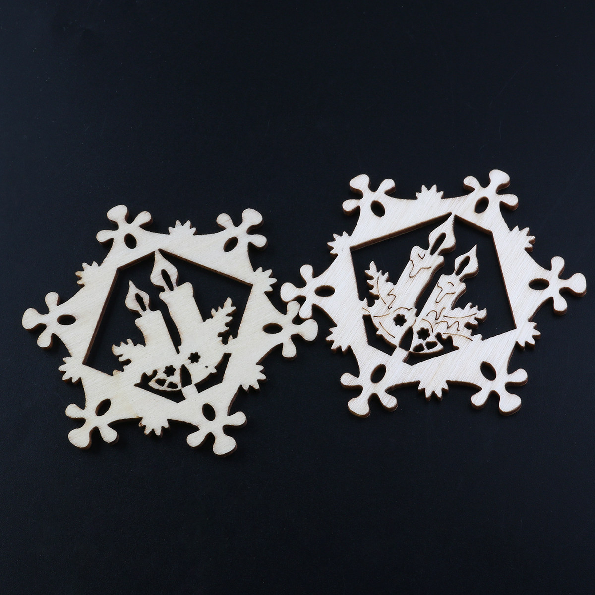 10 stuks sneeuwvlokhanger kers - Christmas Craft Embellishment recensie en prijs