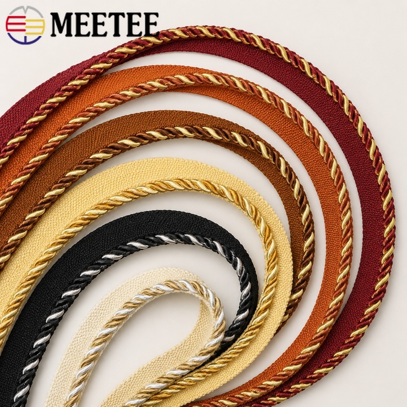 2/5/10/12M Meetee 6mm Tweekleu - Cord Trim Twisted recensie en prijs