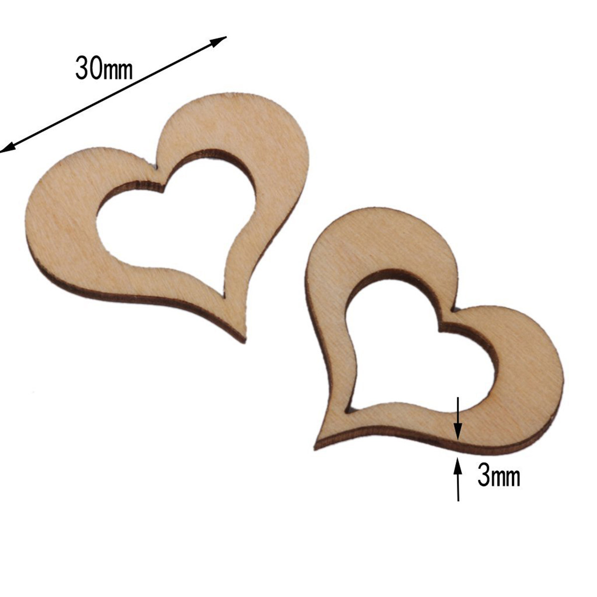 50 Stuks Houtkleur Basswood Na - Embellishments For Scrapbooking recensie en prijs