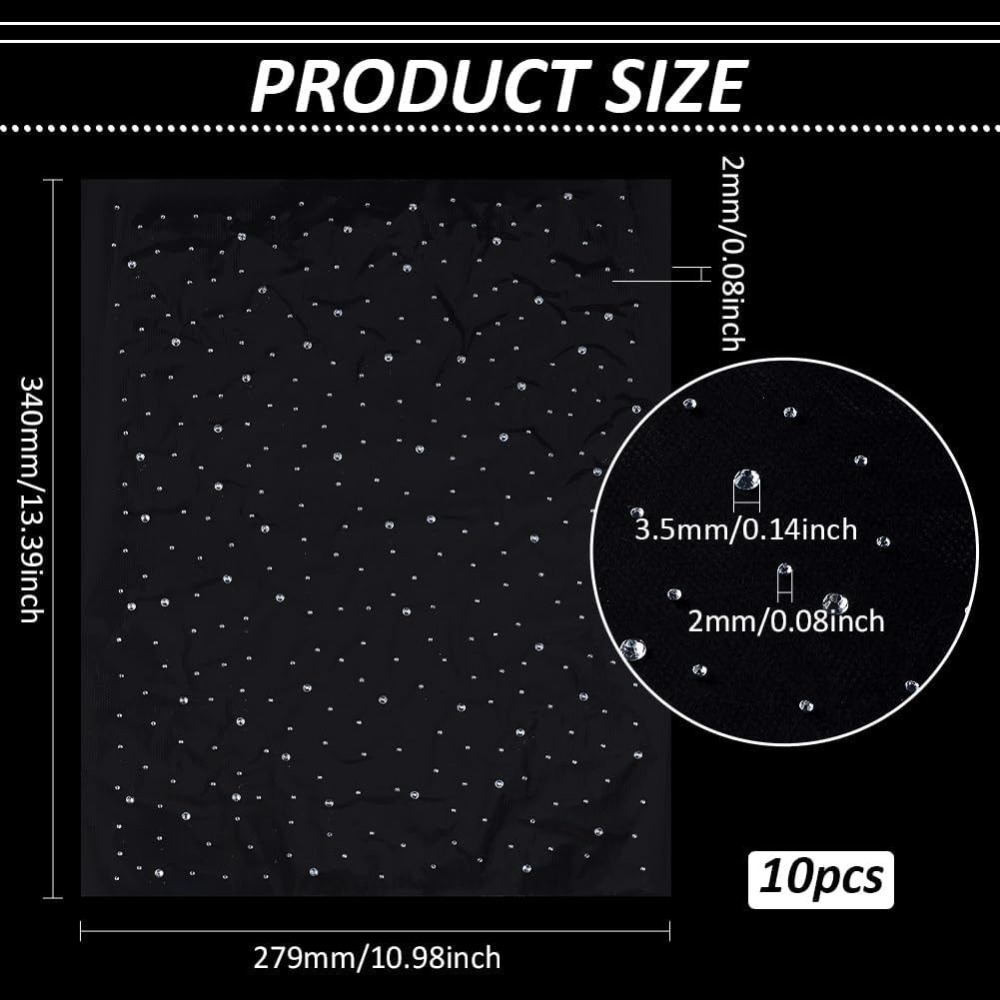 10 velletjes glitter hotfix st - Hotfix Rhinestone Sheet recensie en prijs