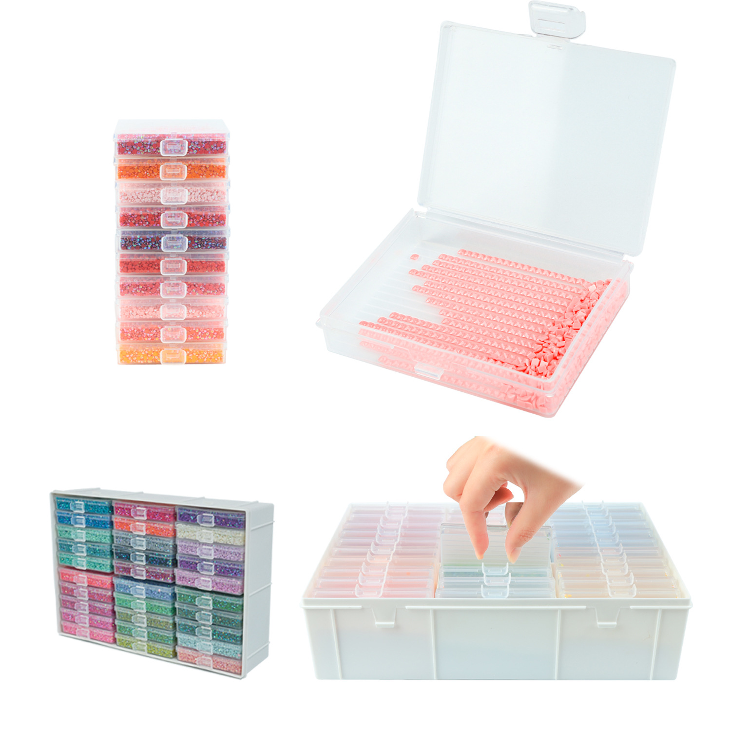 Diamond Painting Art Trays Set - Craft Embellishment Storage recensie en prijs