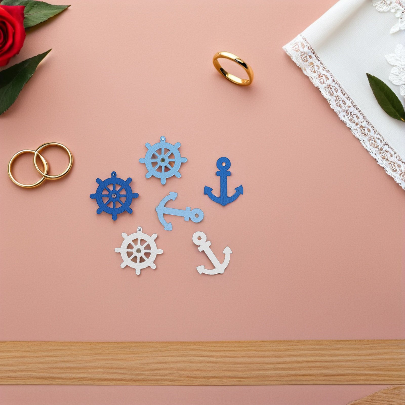 100 Stuks Houten Anker Mini Ha - Embellishments For Scrapbooking recensie en prijs