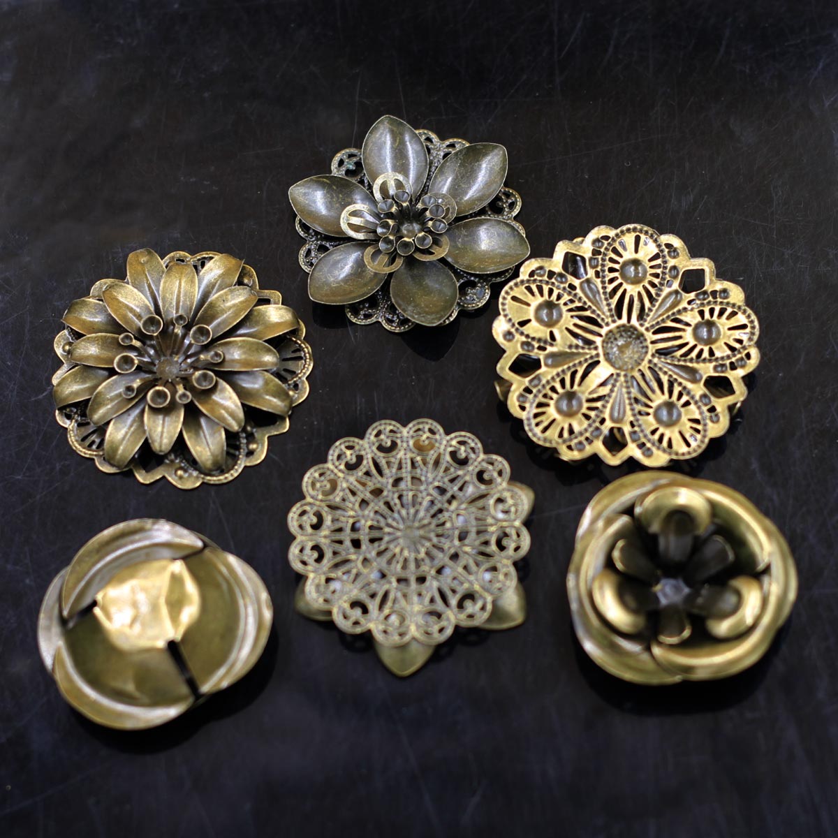 6 stuks versieringen combinati - Craft Embellishments recensie en prijs