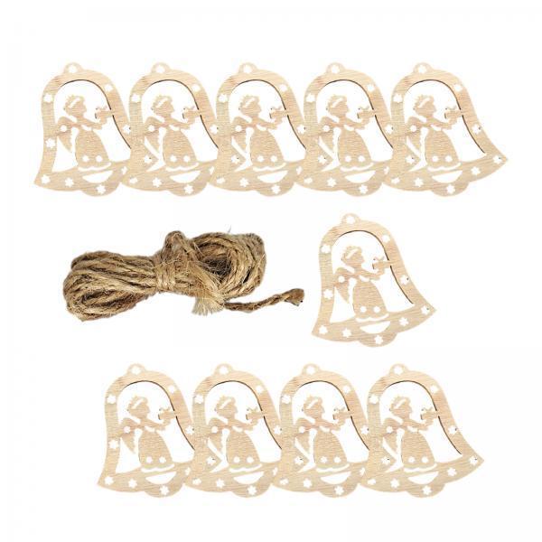Onvoltooide houten uitsnijding - Christmas Craft Embellishment recensie en prijs