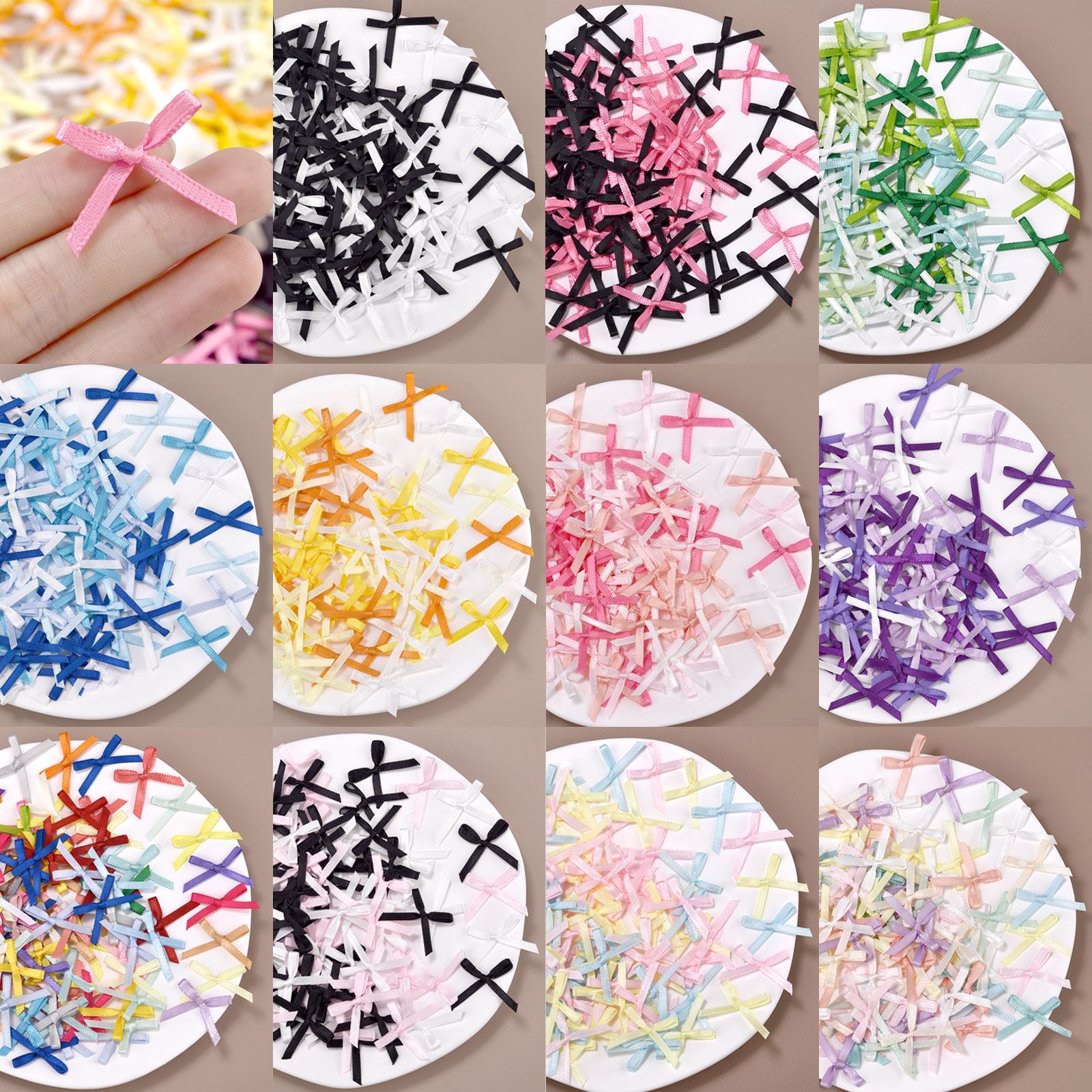 100 Stuks 3mm Linten Mini Sati - Christmas Craft Embellishment recensie en prijs