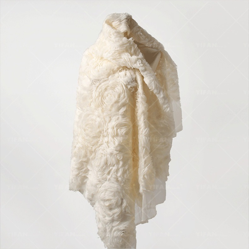 High-end textuur 3D plaat bloe - Crystal Mesh Fabric recensie en prijs