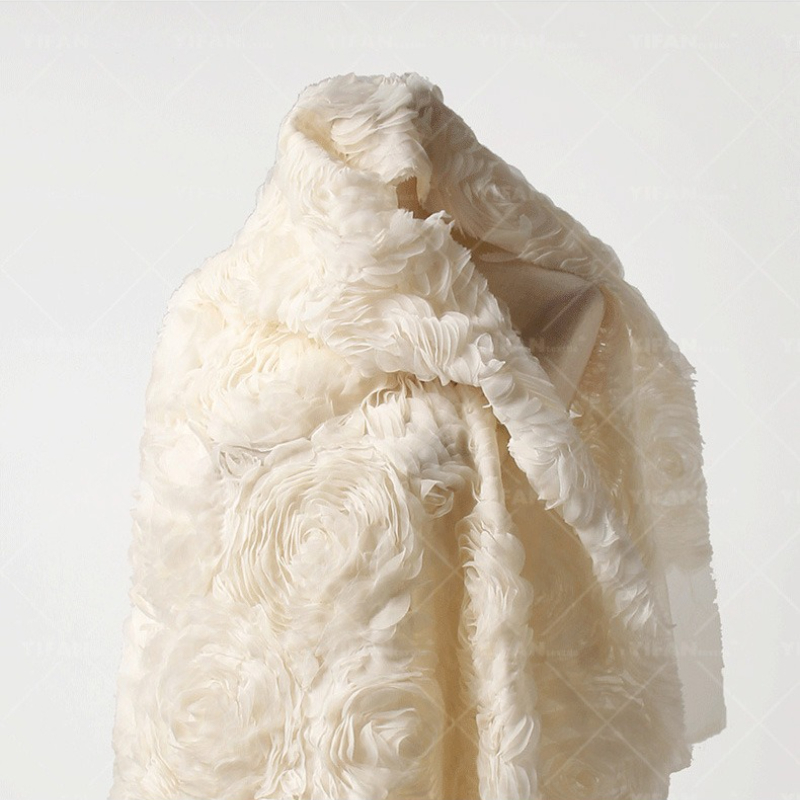 High-end textuur 3D plaat bloe - Crystal Mesh Fabric recensie en prijs