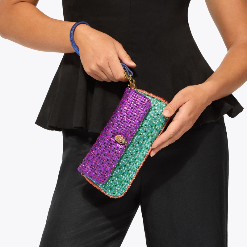 Luxe Pickle-schoudertas Dames  - Sequin Fabric Panel recensie en prijs