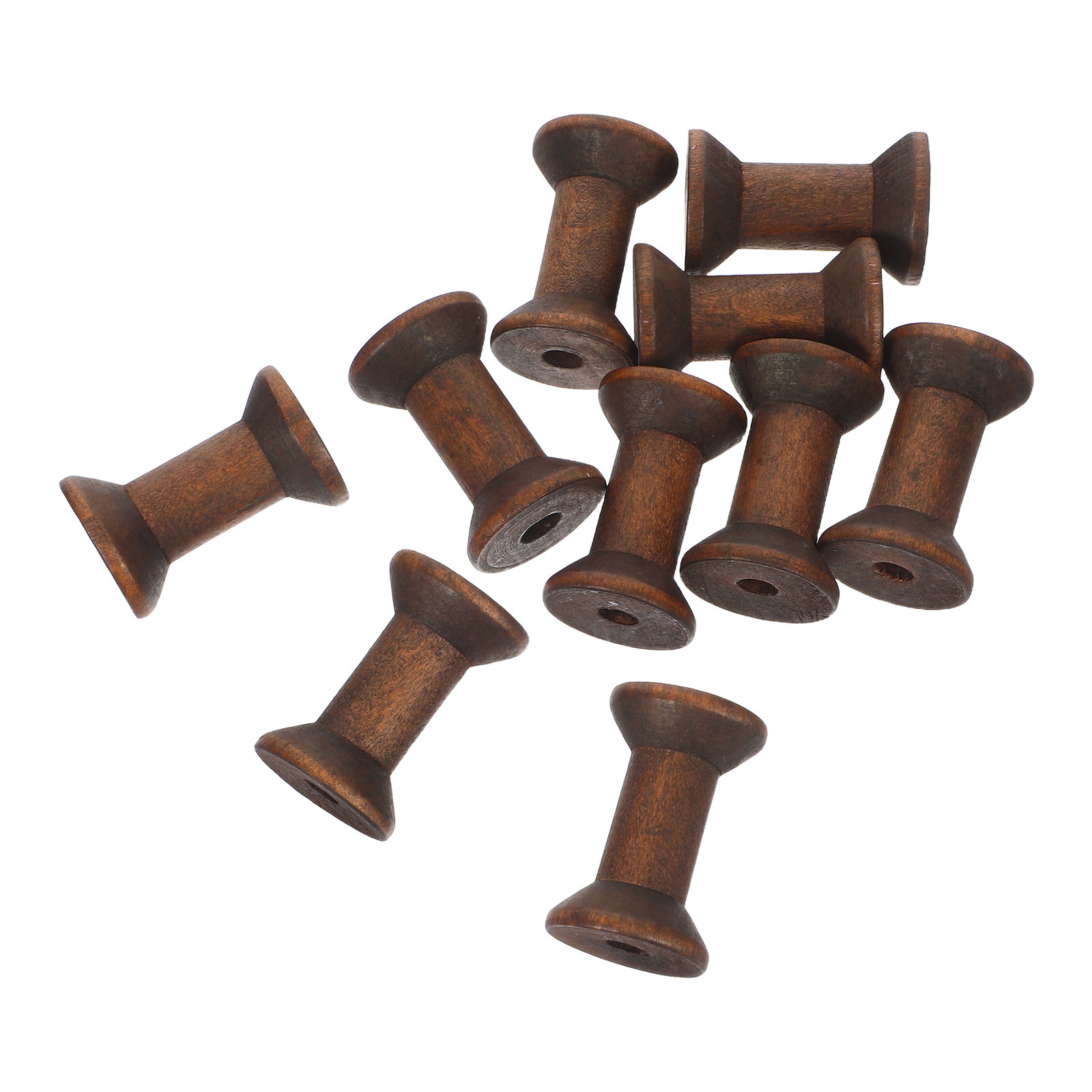 10 stuks natuurlijke houten sp - Organza Ribbon Spool recensie en prijs