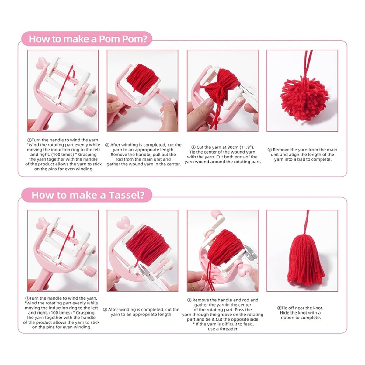KSOL Pom Makers Set Tool Winde - Pom Pom Maker Tool recensie en prijs