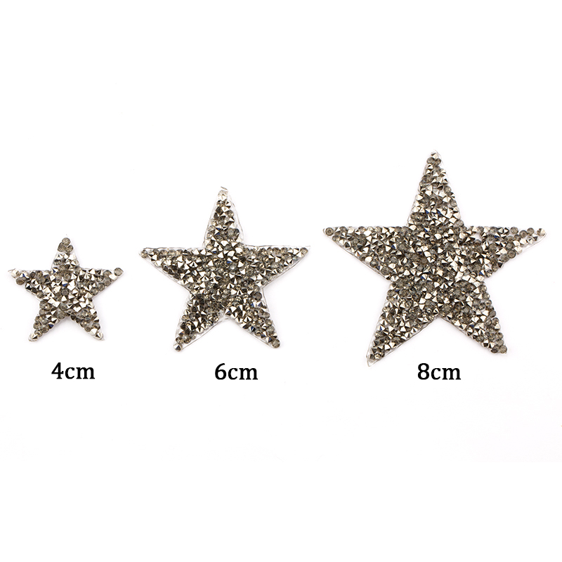 4/6/8 Cm Hotfix Jet Hematiet S - Hotfix Rhinestone Sheet recensie en prijs