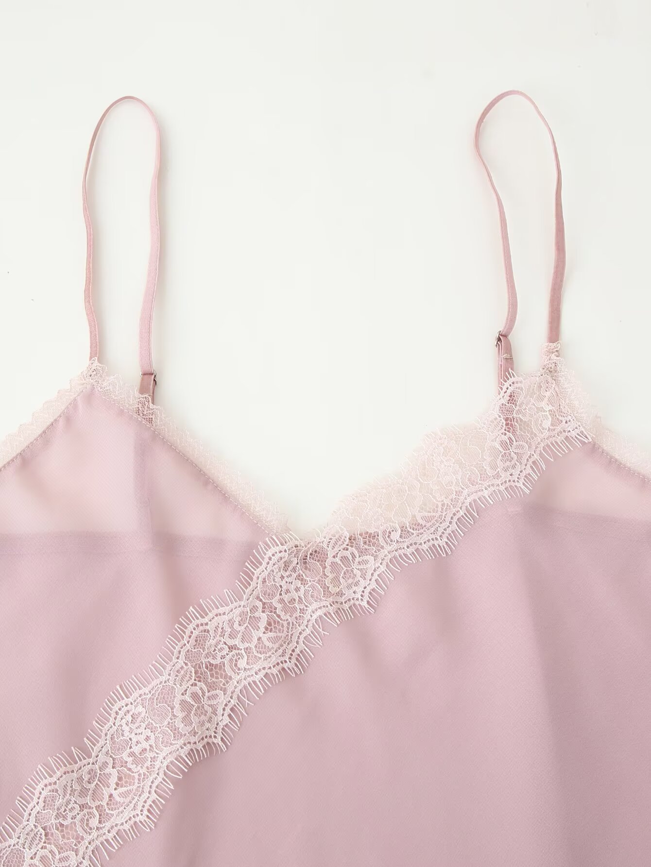 Tidalyf 2025 Dames Roze Cami T - Elastic Lace Trim recensie en prijs