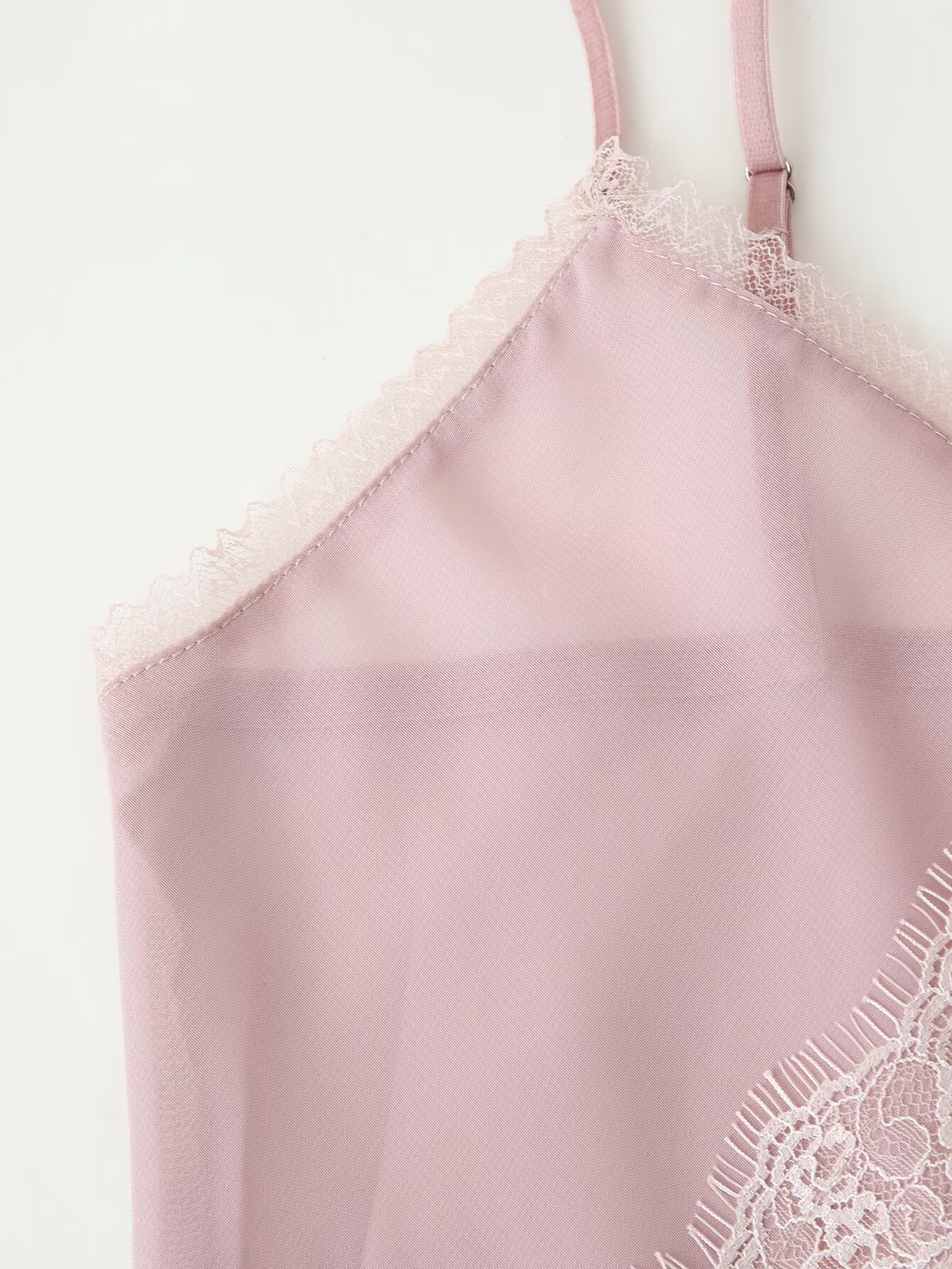 Tidalyf 2025 Dames Roze Cami T - Elastic Lace Trim recensie en prijs