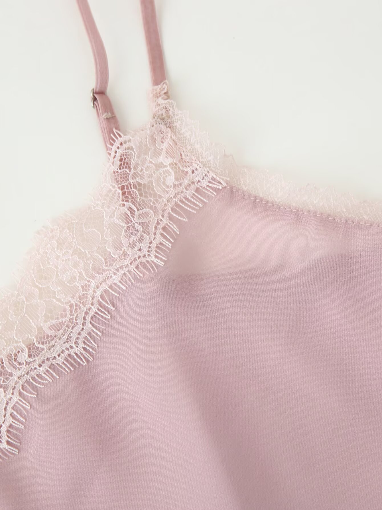 Tidalyf 2025 Dames Roze Cami T - Elastic Lace Trim recensie en prijs