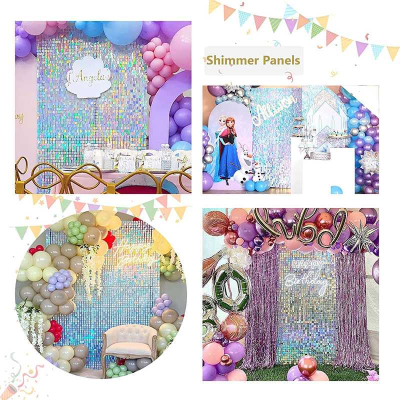 Shimmer muur achtergrond panel - Sequin Fabric Panel recensie en prijs