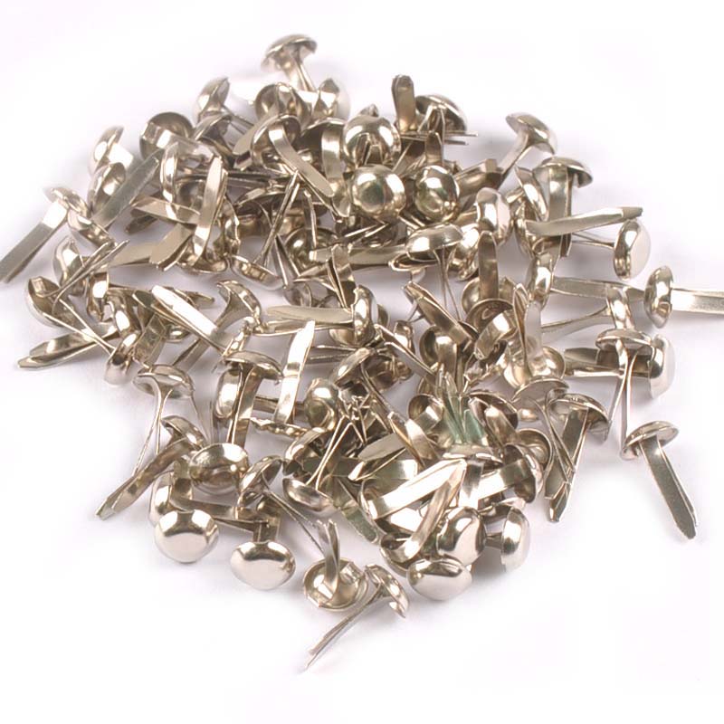 100 Stuks Mix Ronde Brads Zilv - Embellishments For Scrapbooking recensie en prijs