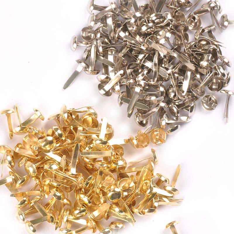 100 Stuks Mix Ronde Brads Zilv - Embellishments For Scrapbooking recensie en prijs